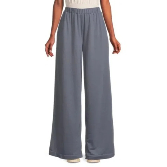 Nordstrom Pants - Area Stars Wide Leg Elastic Waist Relaxed Fit Blue Lounge Pants Size XL